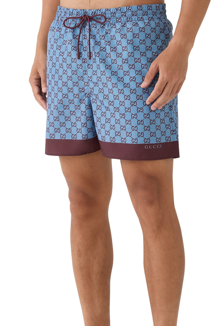 GG Poplin Tech Swim Shorts