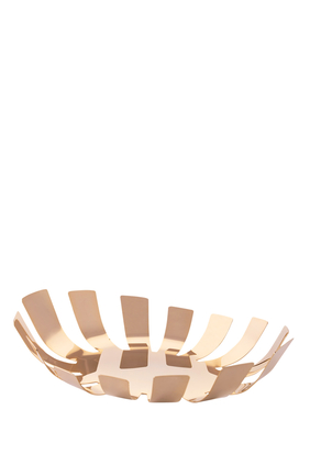 Oval Gold Plated Centerpiece