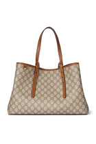 GG Emblem Medium Tote Bag