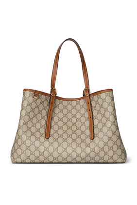 GG Emblem Medium Tote Bag