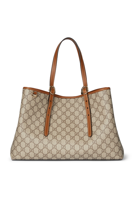 GG Emblem Medium Tote Bag