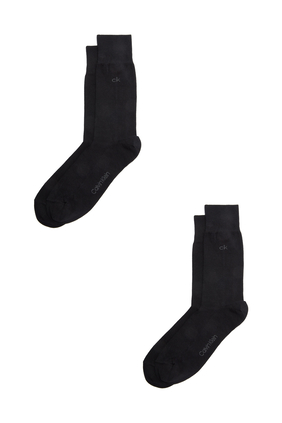 Logo Crew Socks, Set of 2