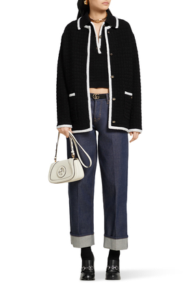 Tweed Wool Cardigan