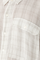 Checked Slubby Shirt