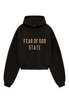 Fleece Cropped Hoodie