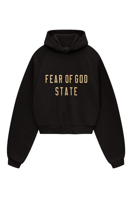 Fleece Cropped Hoodie