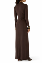 Jersey Draped Gown