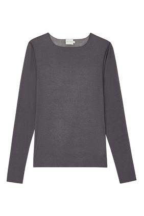 Knit Long Sleeves Top