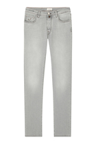 5-Pocket Straight-Leg Jeans