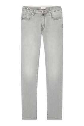 5-Pocket Straight-Leg Jeans