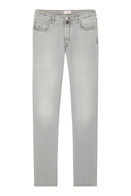 5-Pocket Straight-Leg Jeans