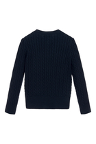 Kids Mini Cable Knit Cardigan