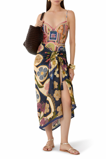 Marine Pareo Cover Up