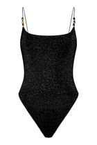 Glazed Lumiere Lurex Bead Swimsuit
