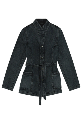 Belted Denim Jacket