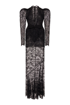 Lace V-Neck Dress with Peplum and Body