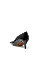 Square-Toe 60 Patent Kitten Heels