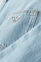 Kids Wide-Leg Denim Jeans