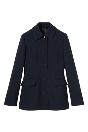 Wool Crepe Jacket
