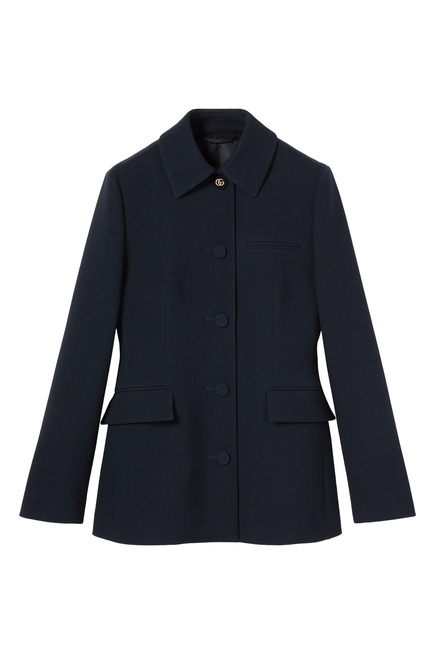 Wool Crepe Jacket