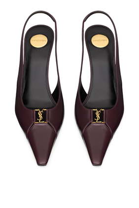 Babylone Breteuil 90 Slingback Pumps
