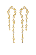 Asterales Arched Long Earrings