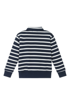 Kids Striped French Terry Sweatshirt