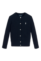 Kids Mini Cable Knit Cardigan
