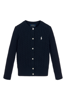 Kids Mini Cable Knit Cardigan