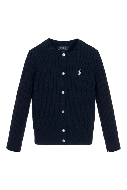 Kids Mini Cable Knit Cardigan