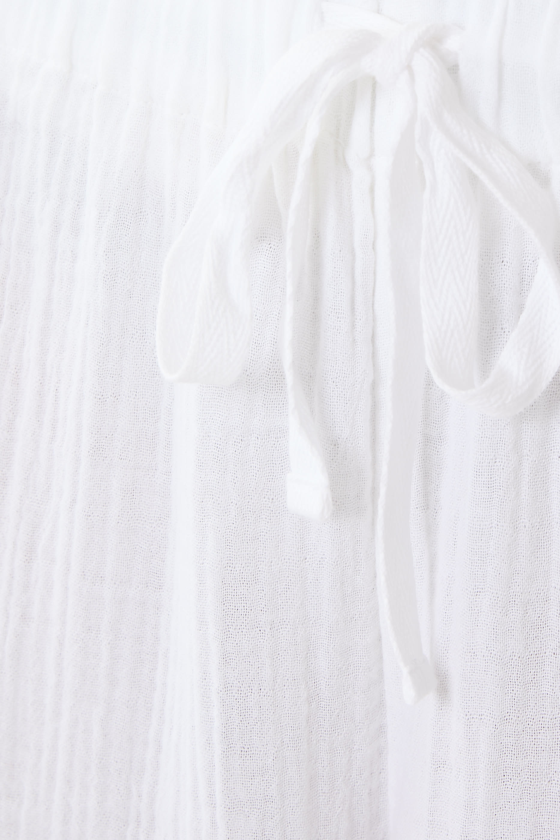 Organic Cotton Lofty Gauze Wide-Leg Pants