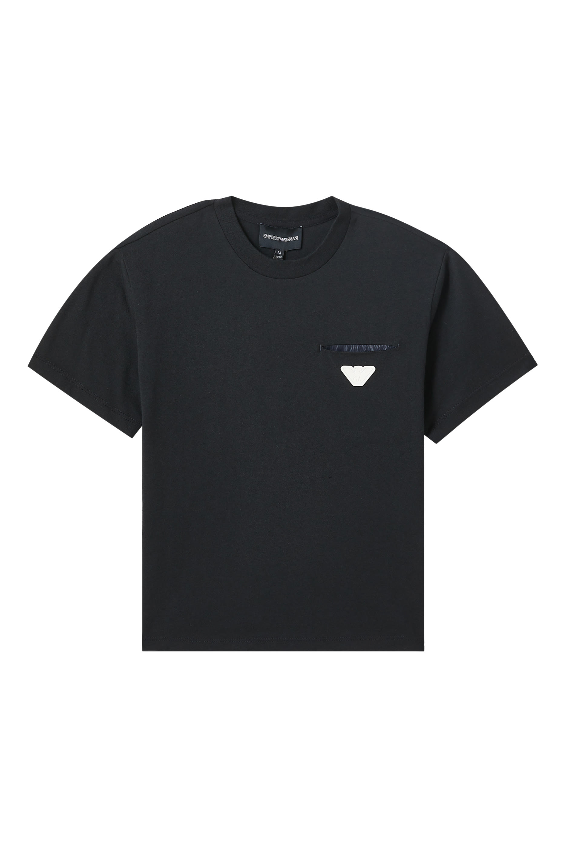 Kids Eagle Logo Cotton T-Shirt
