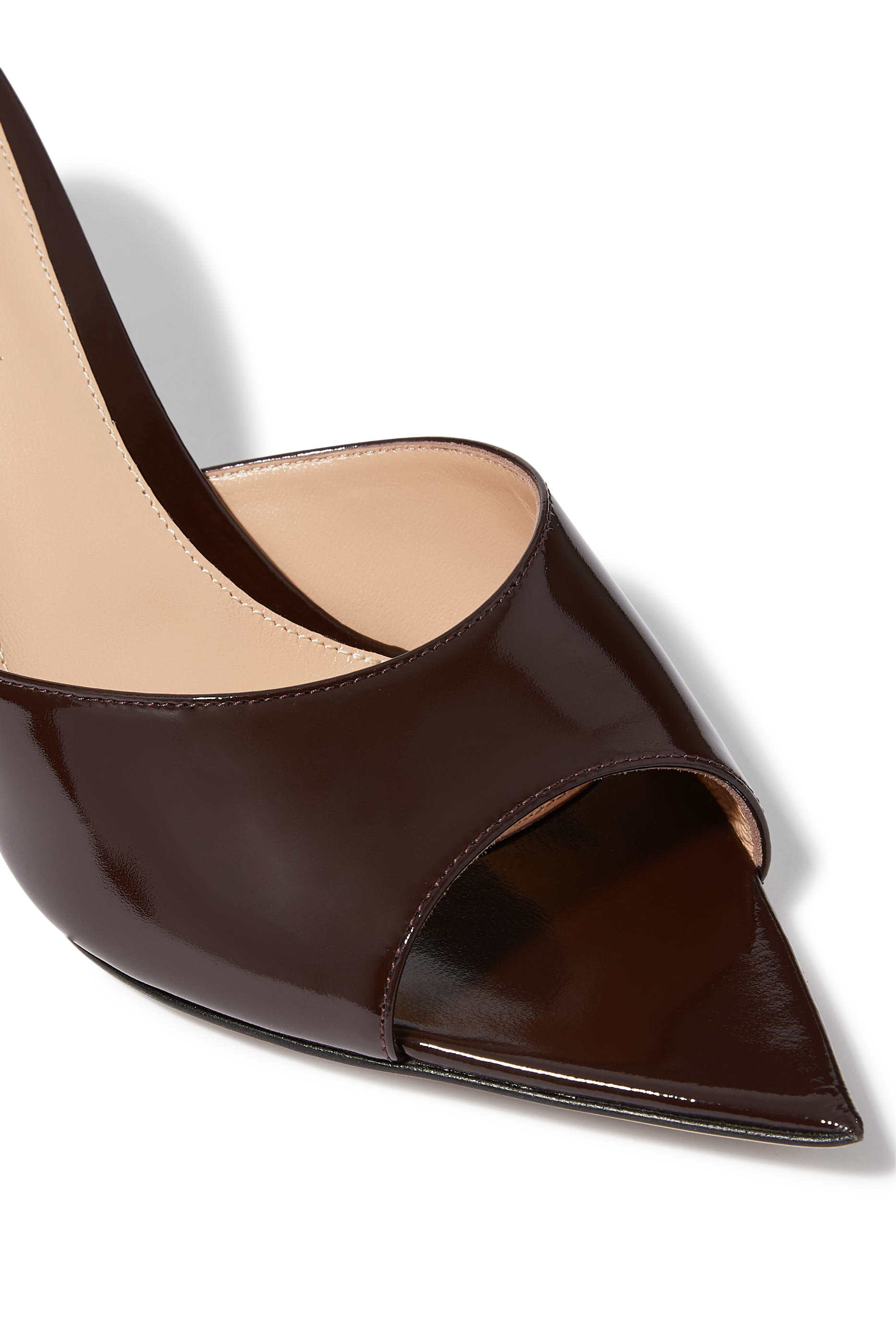 Elle 70 Patent Leather Mules