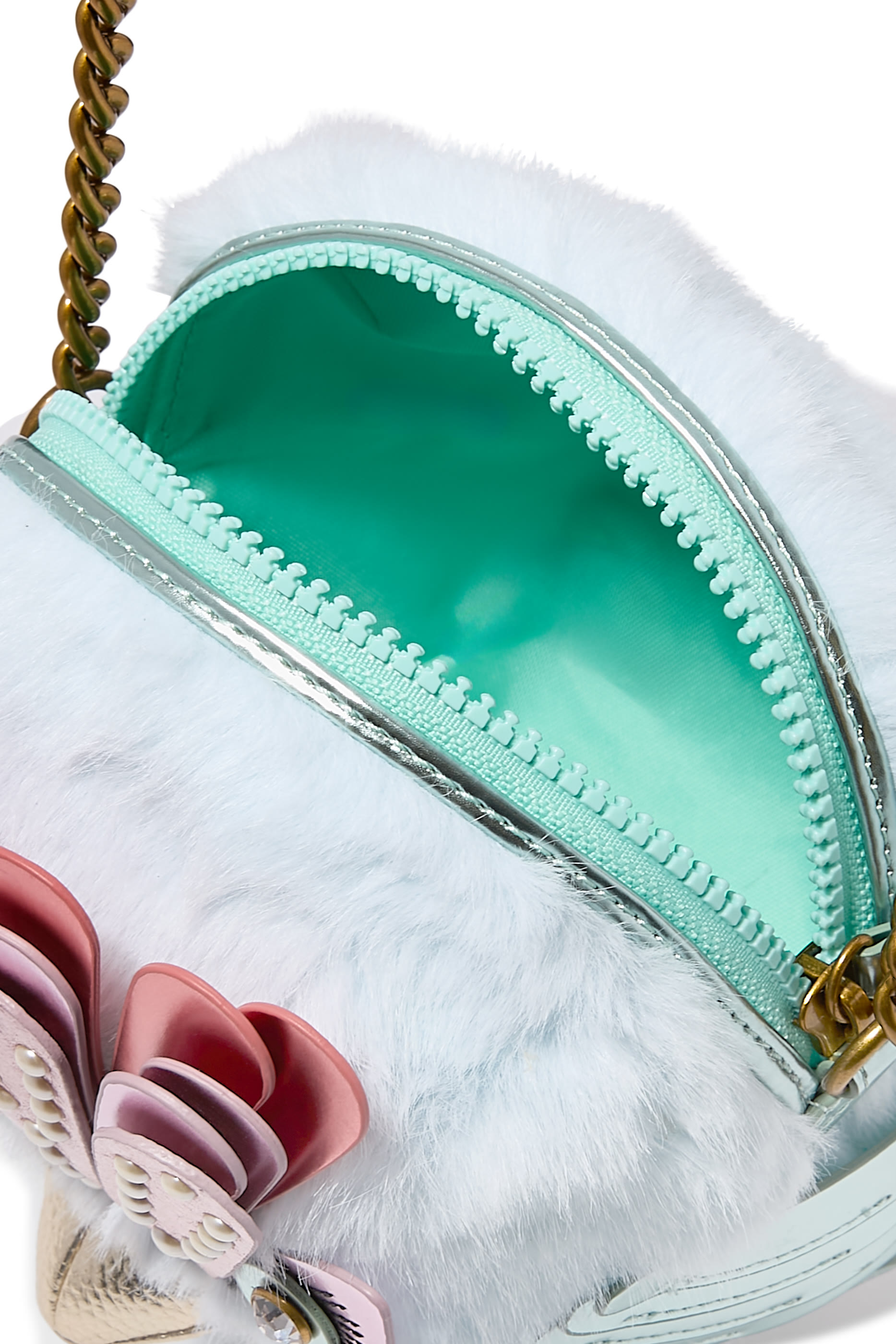 Pom Pom Eagle Cross Body Bag 