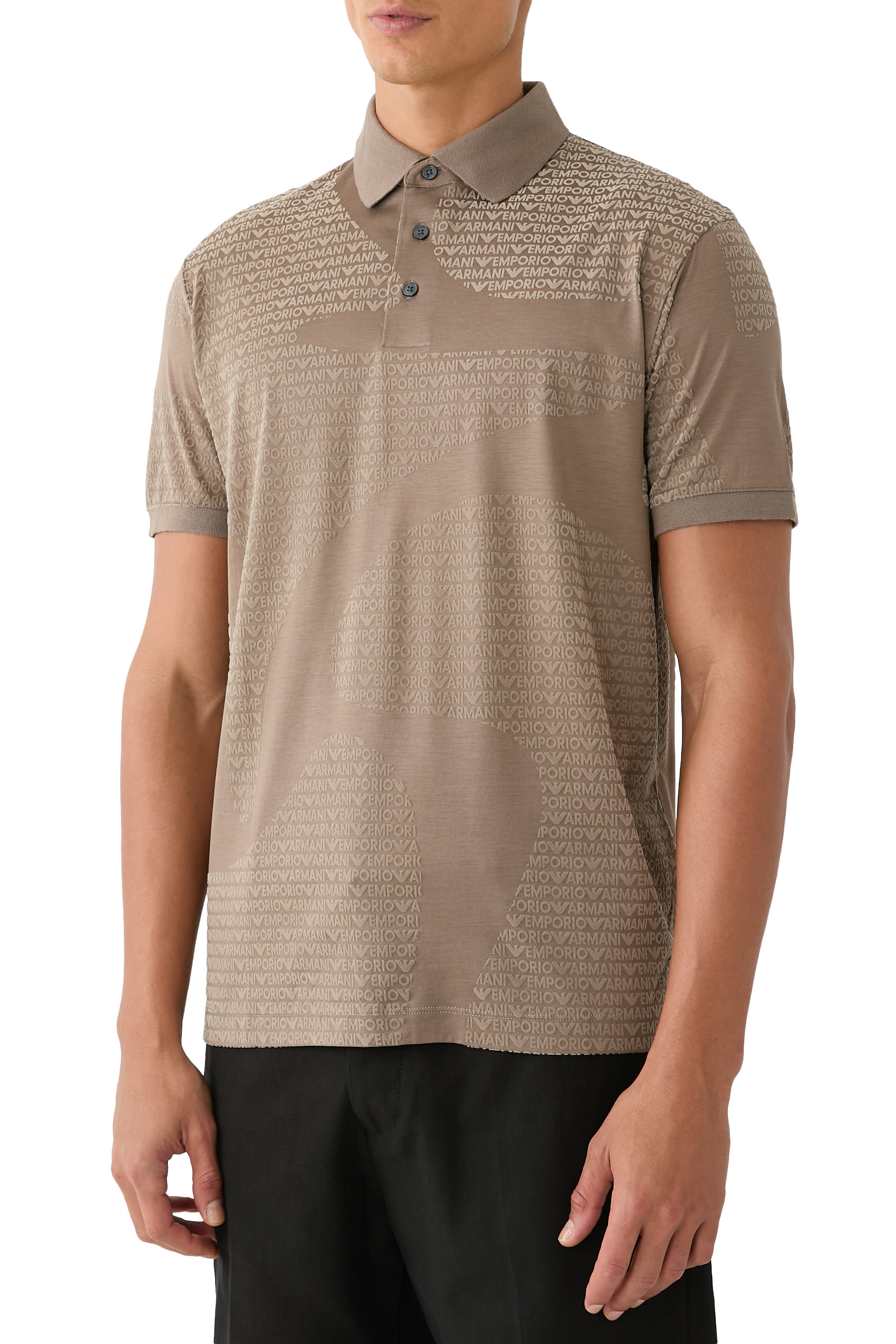 All-Over Logo Polo Shirt