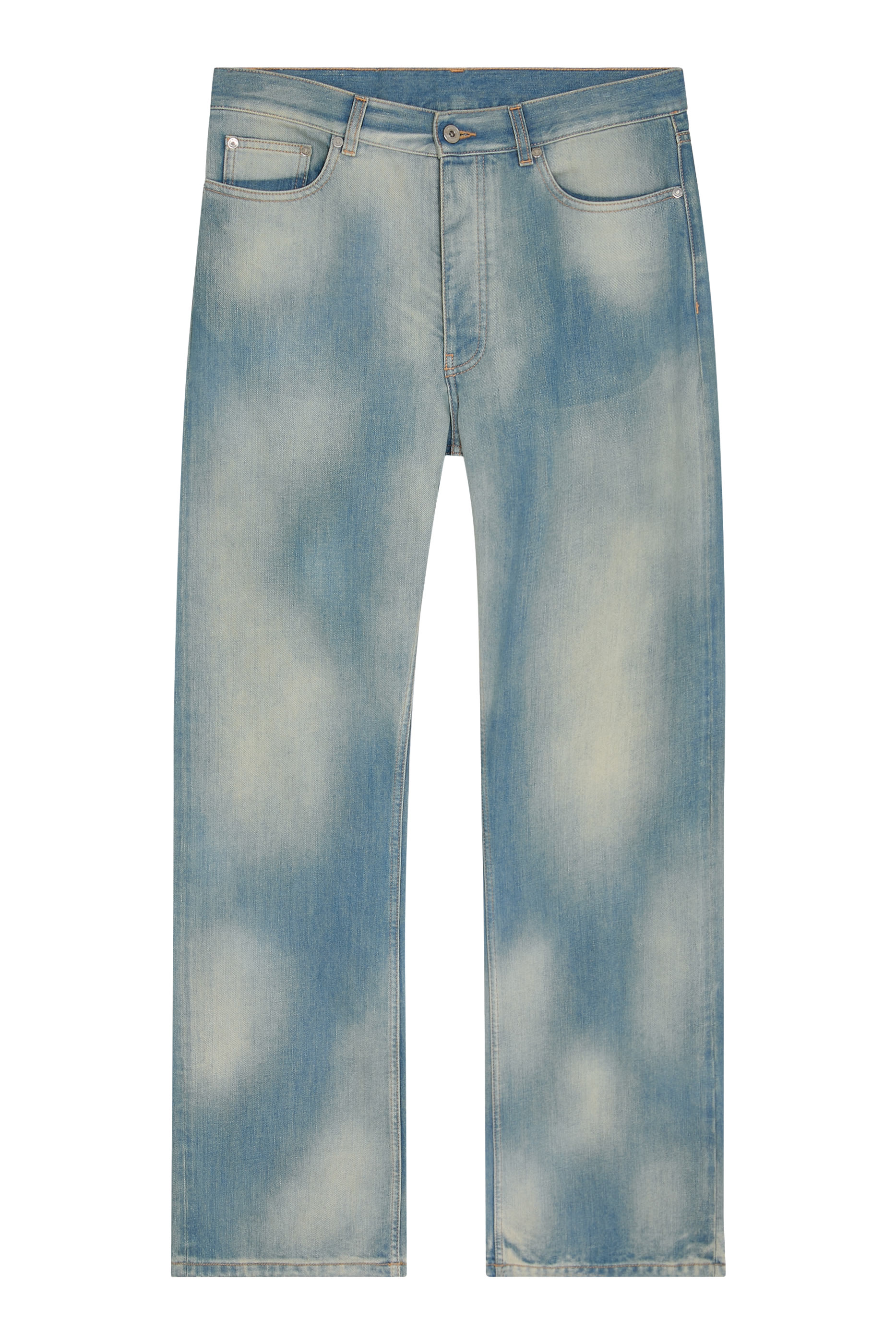  Diagonal Raw Patch 90s Skate Jeans 