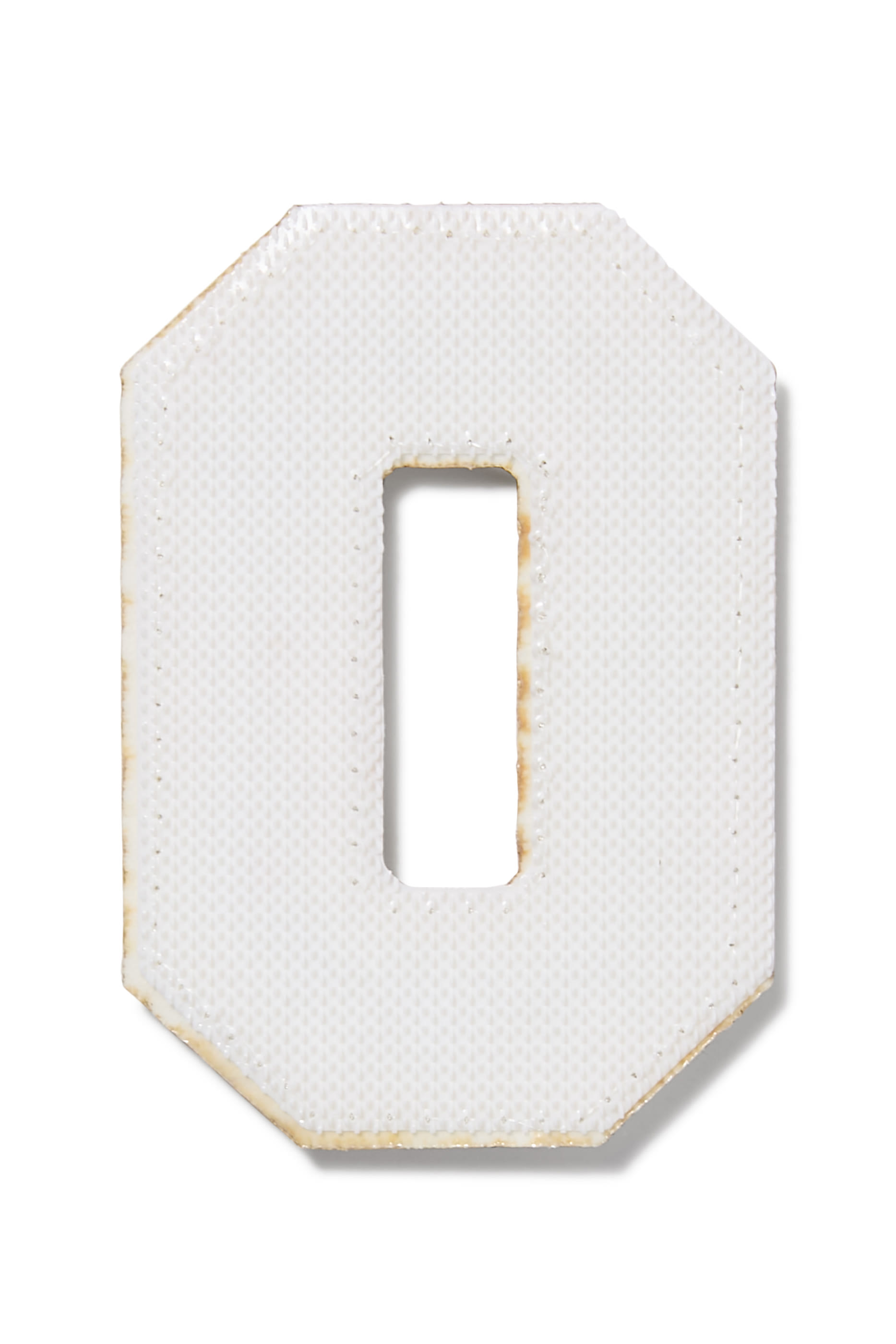 Kids Chenille Sparkle Letter 'O' Patch