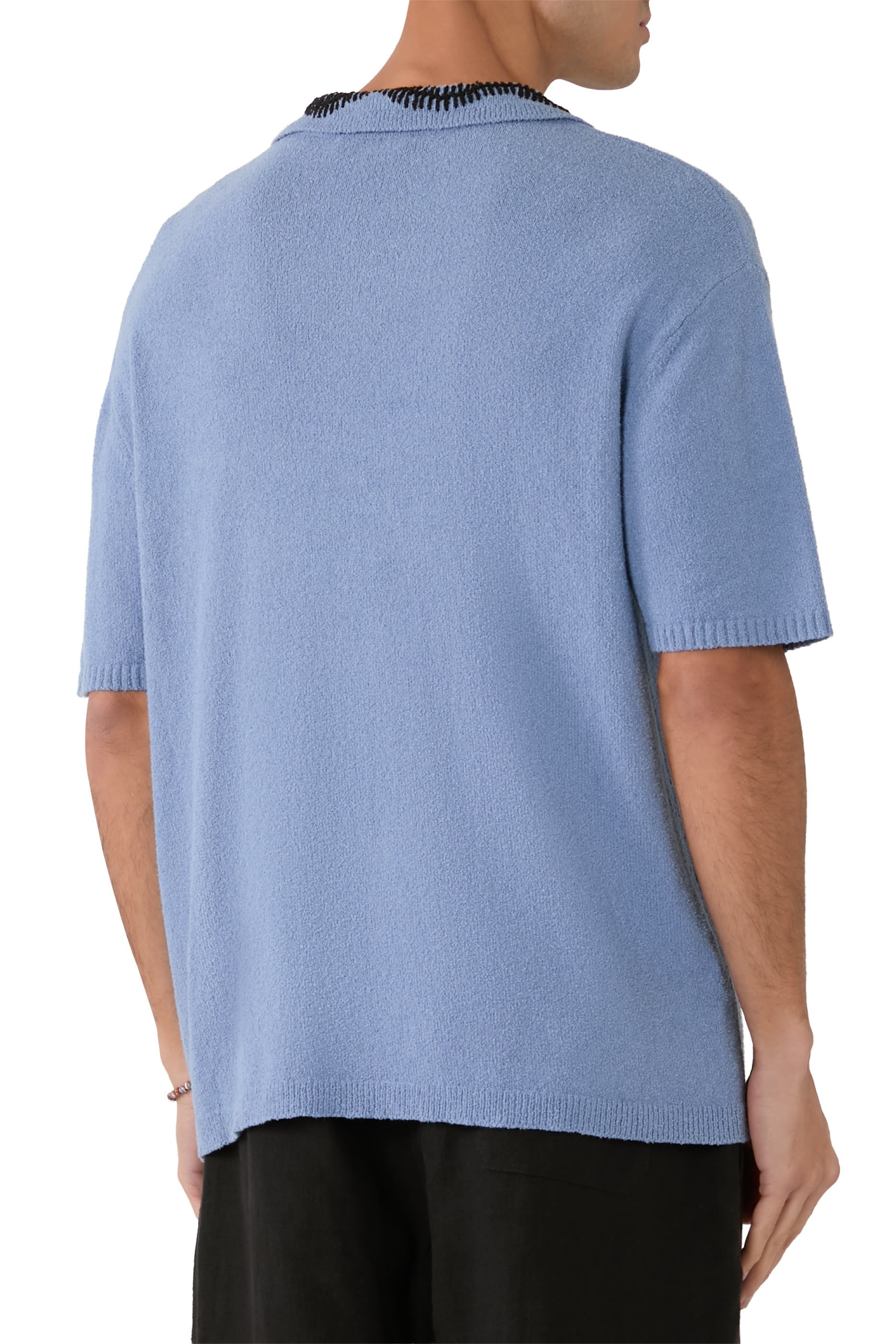 Hand Crochet Collar Polo 