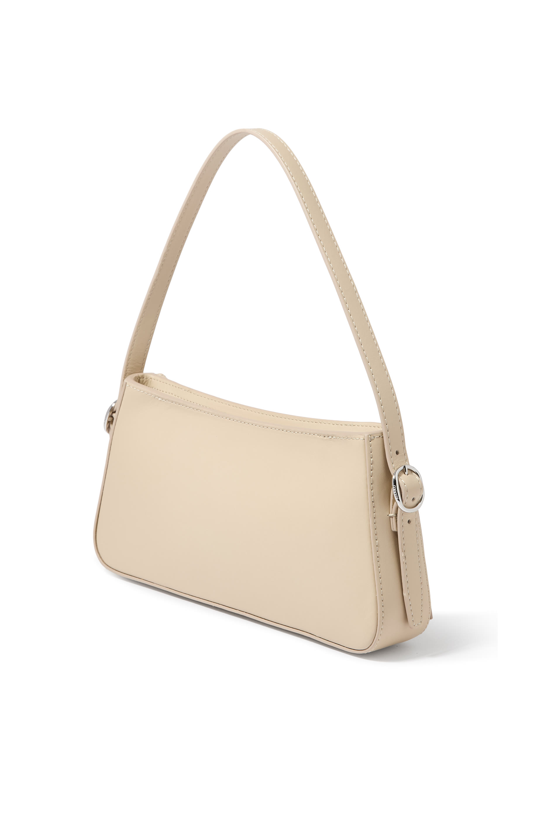 Logo Leather Shoulder Bag