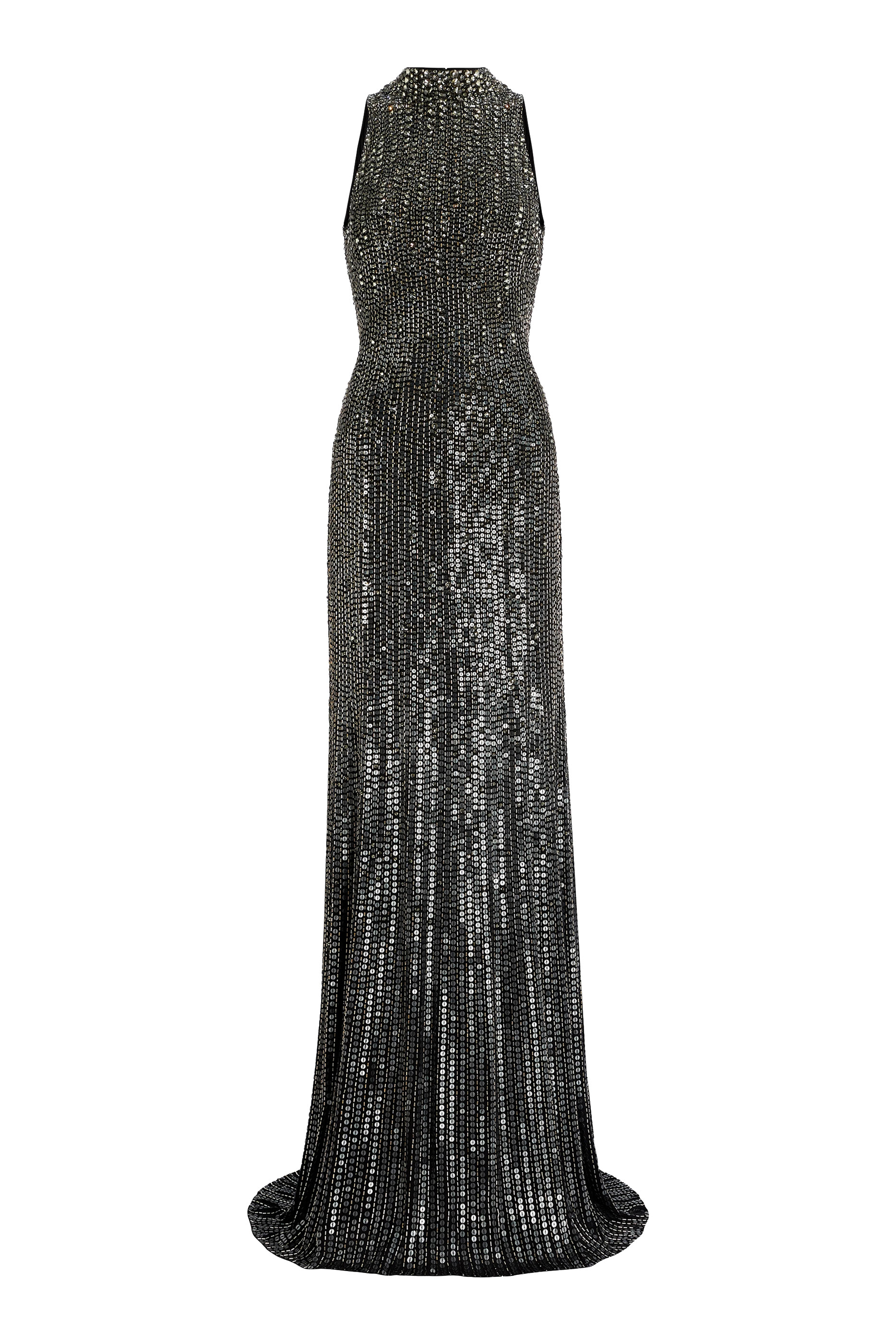 Benue Halter Embroidered Gown