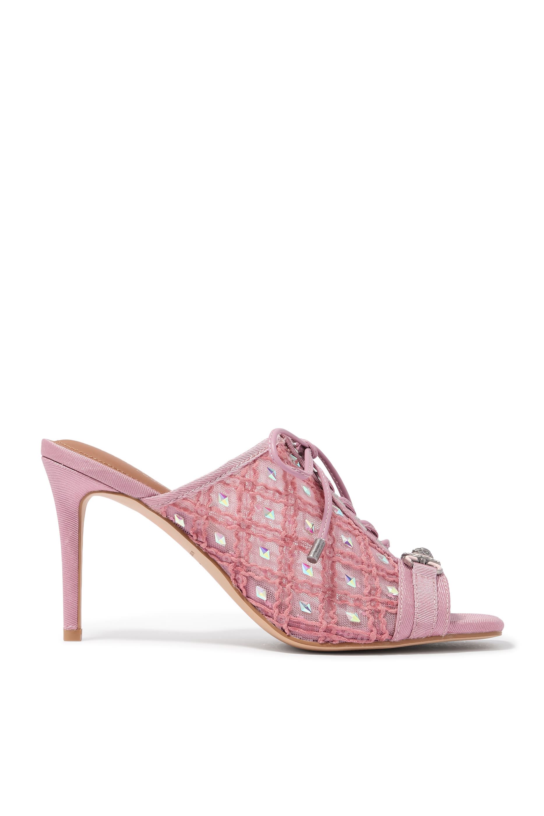 Mansion Corset Mule Heels