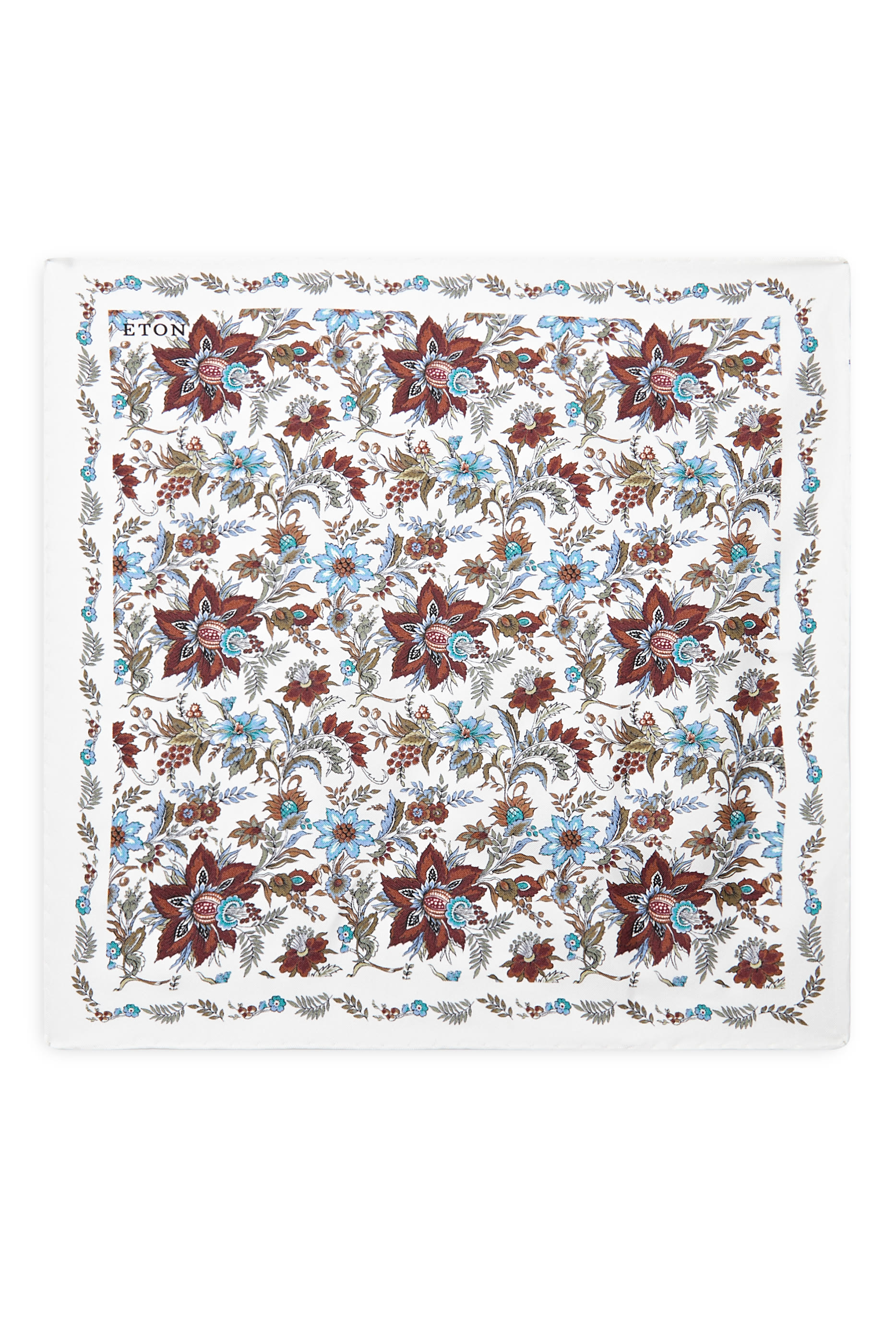 Multi-Floral Silk Pocket Square