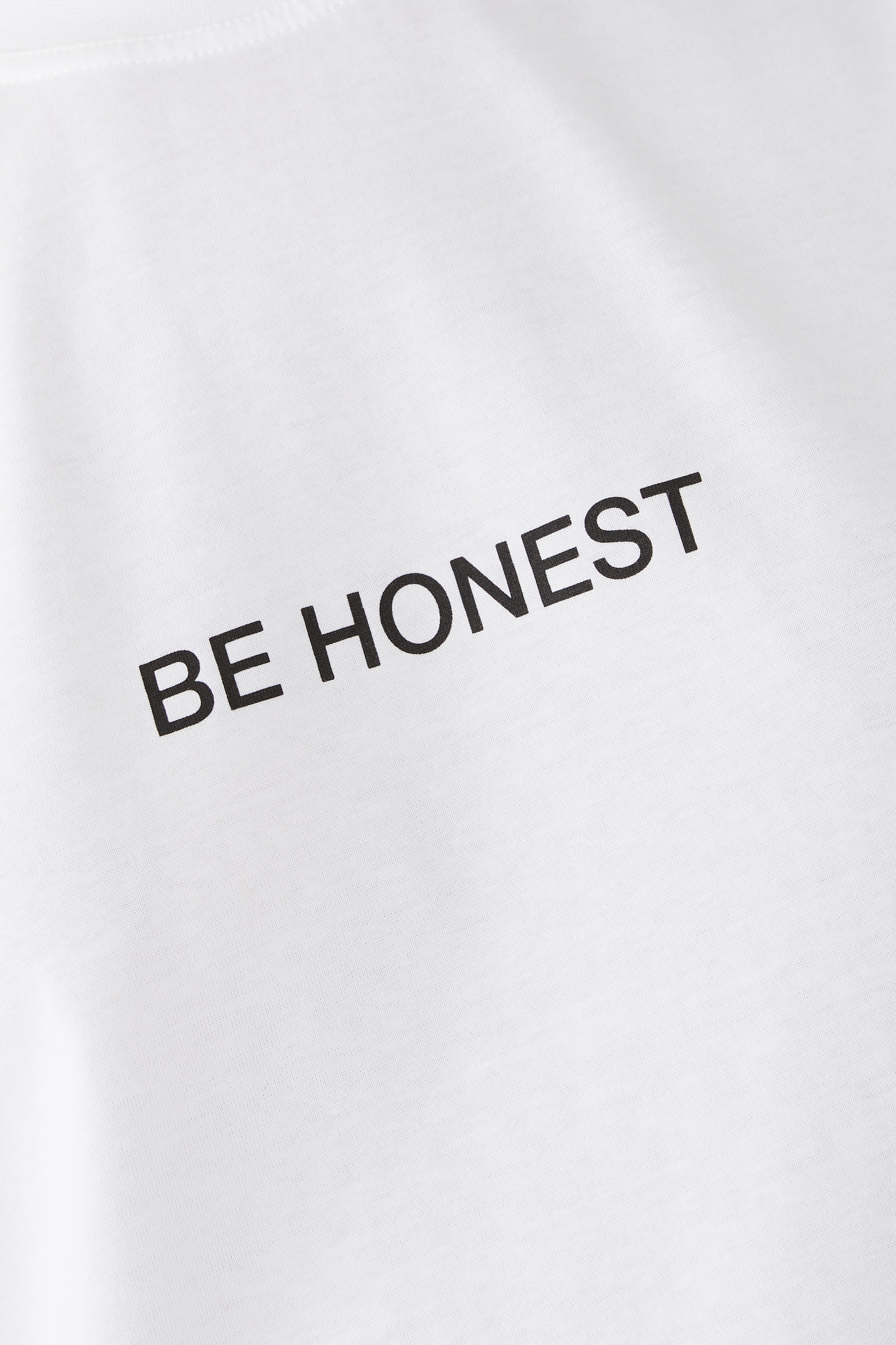 Be Honest Slogan Tank Top