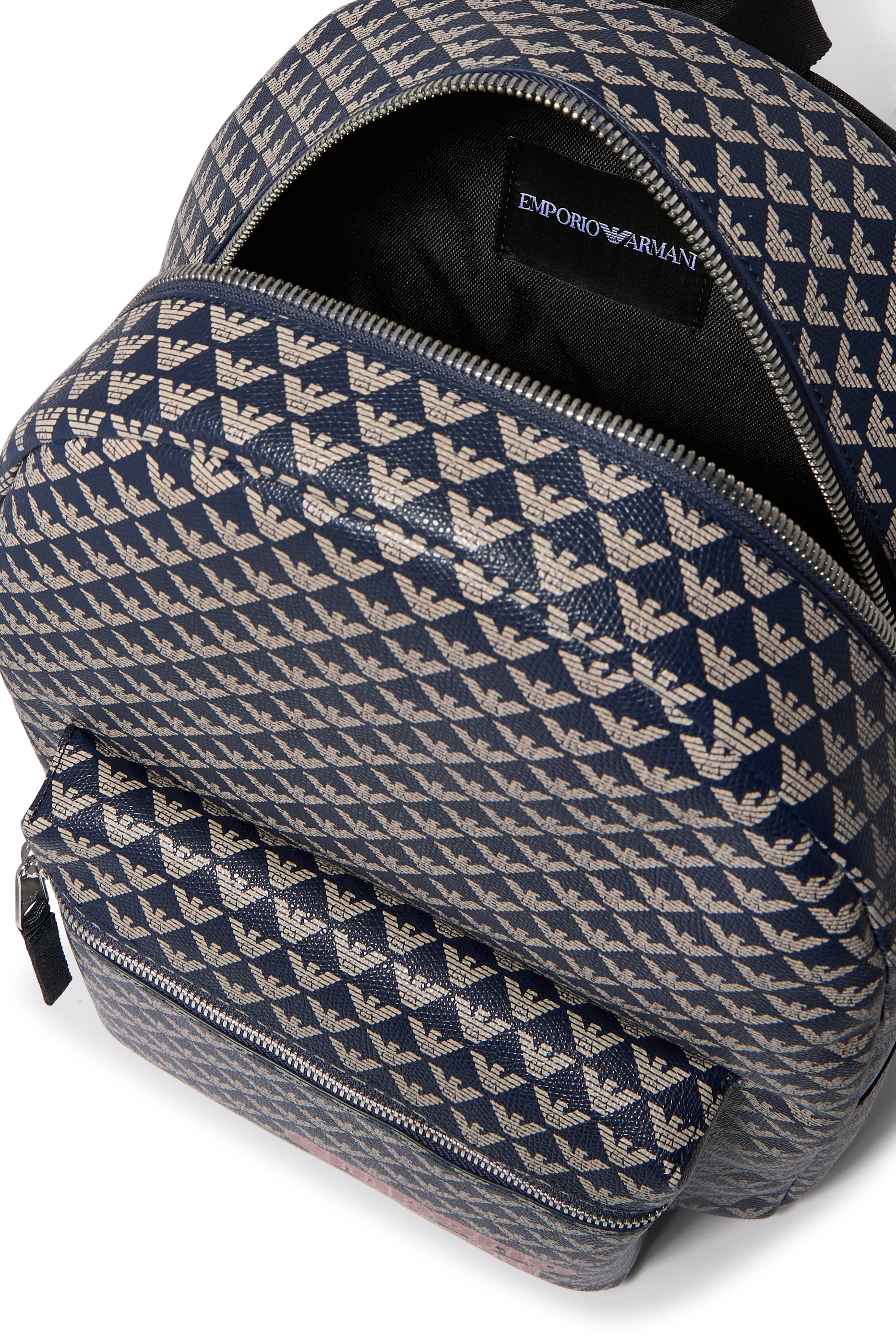 Kids EA Logo Coated Canvas Backpack