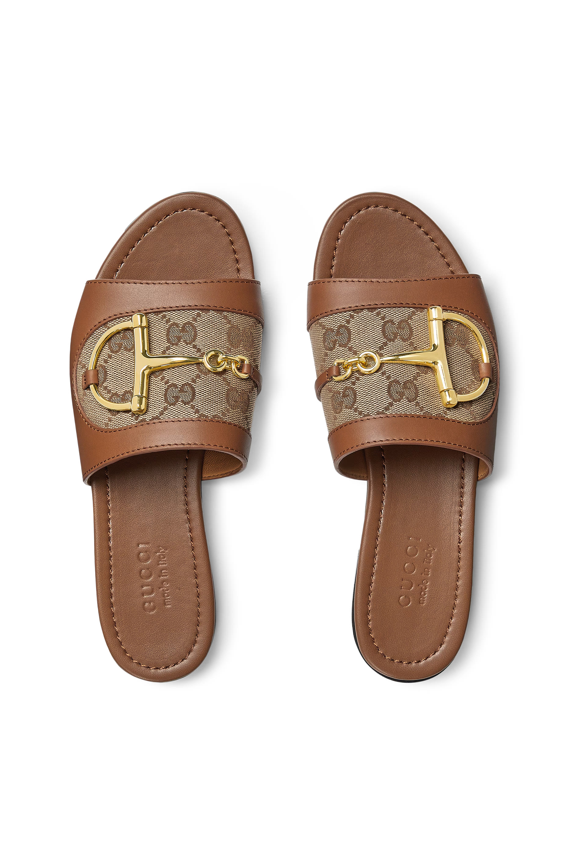  Horsebit Slide Sandals