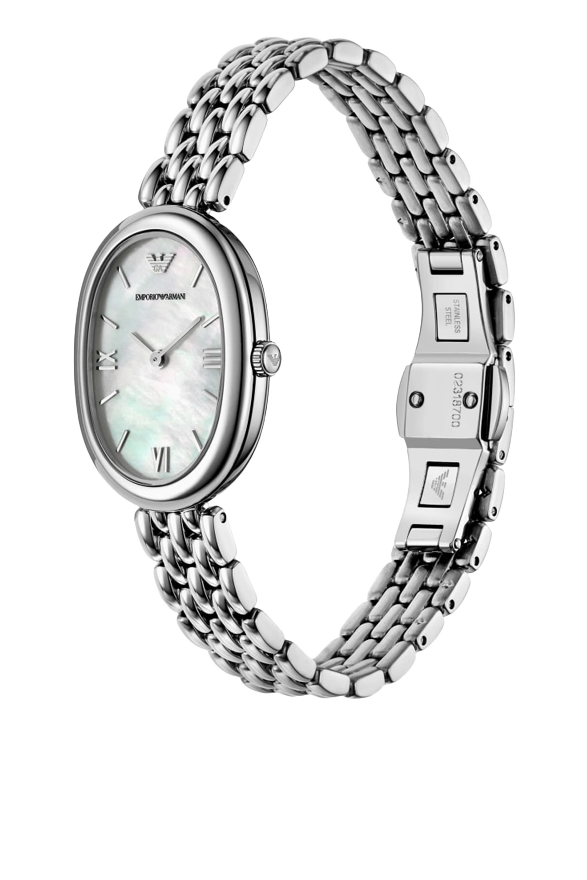 Two-Hand Stainless Steel Watch