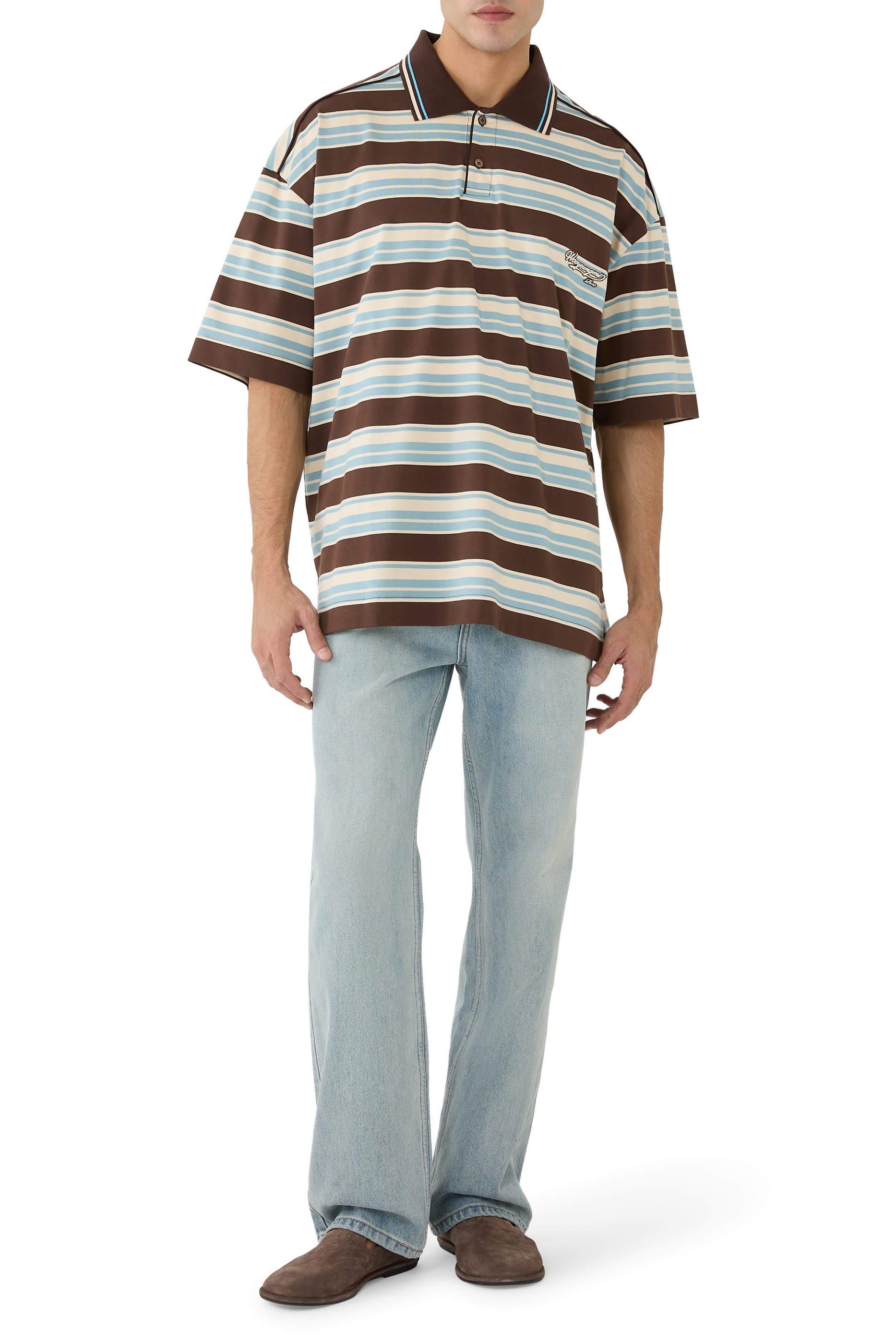 Straight Denim Pants