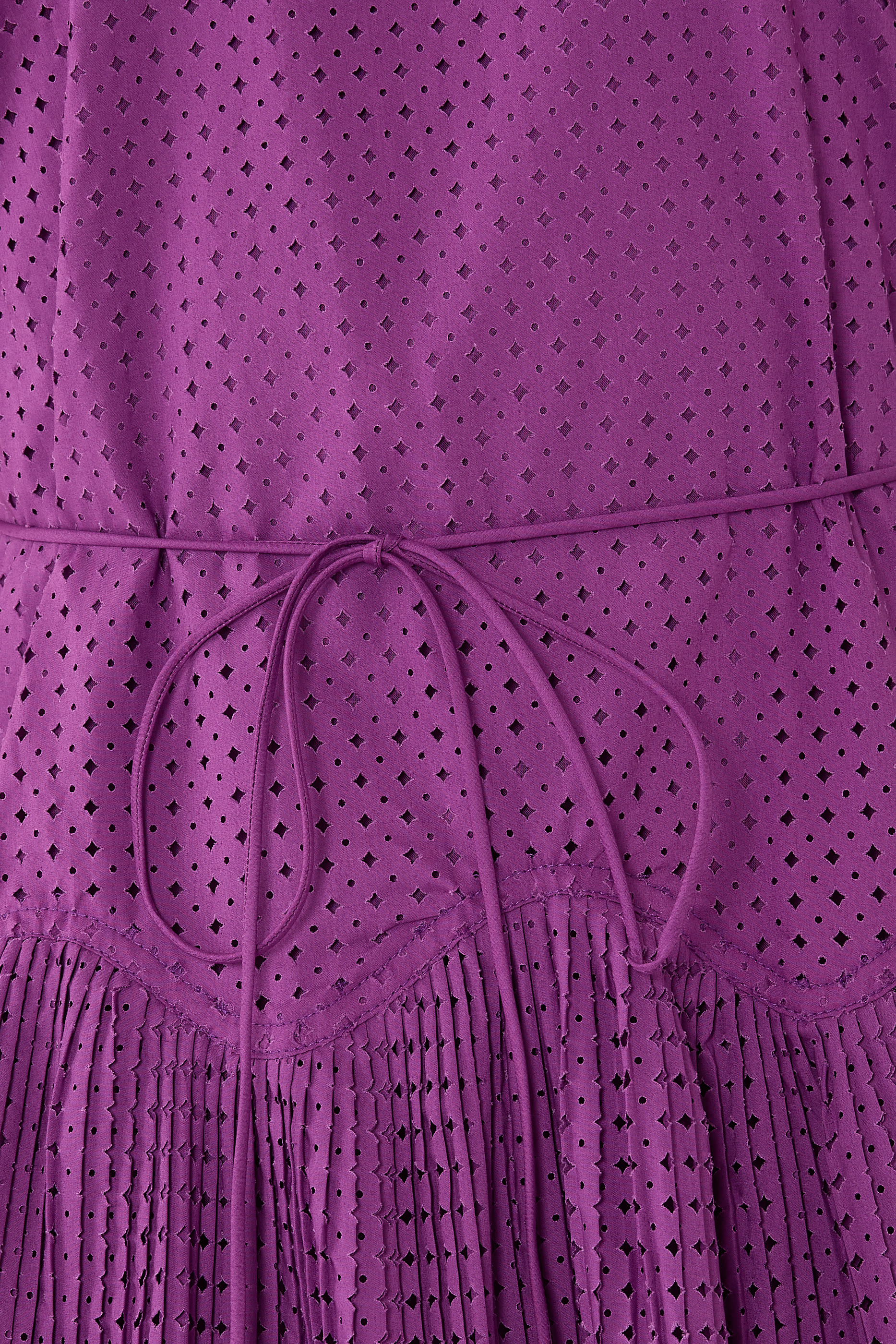 Sylvaine Flutter Sleeve Midi Dress