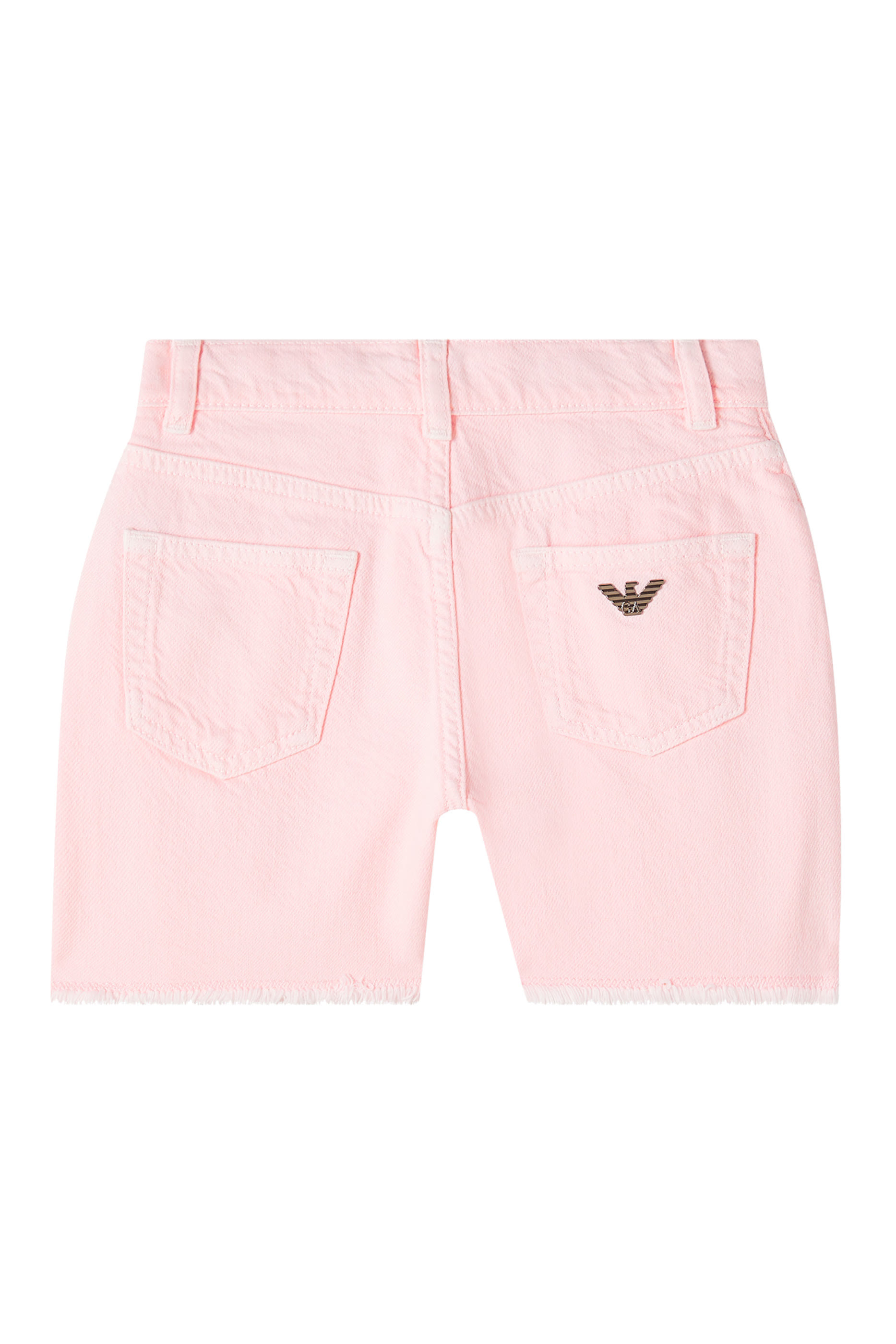 Kids Fringed-Hem Shorts