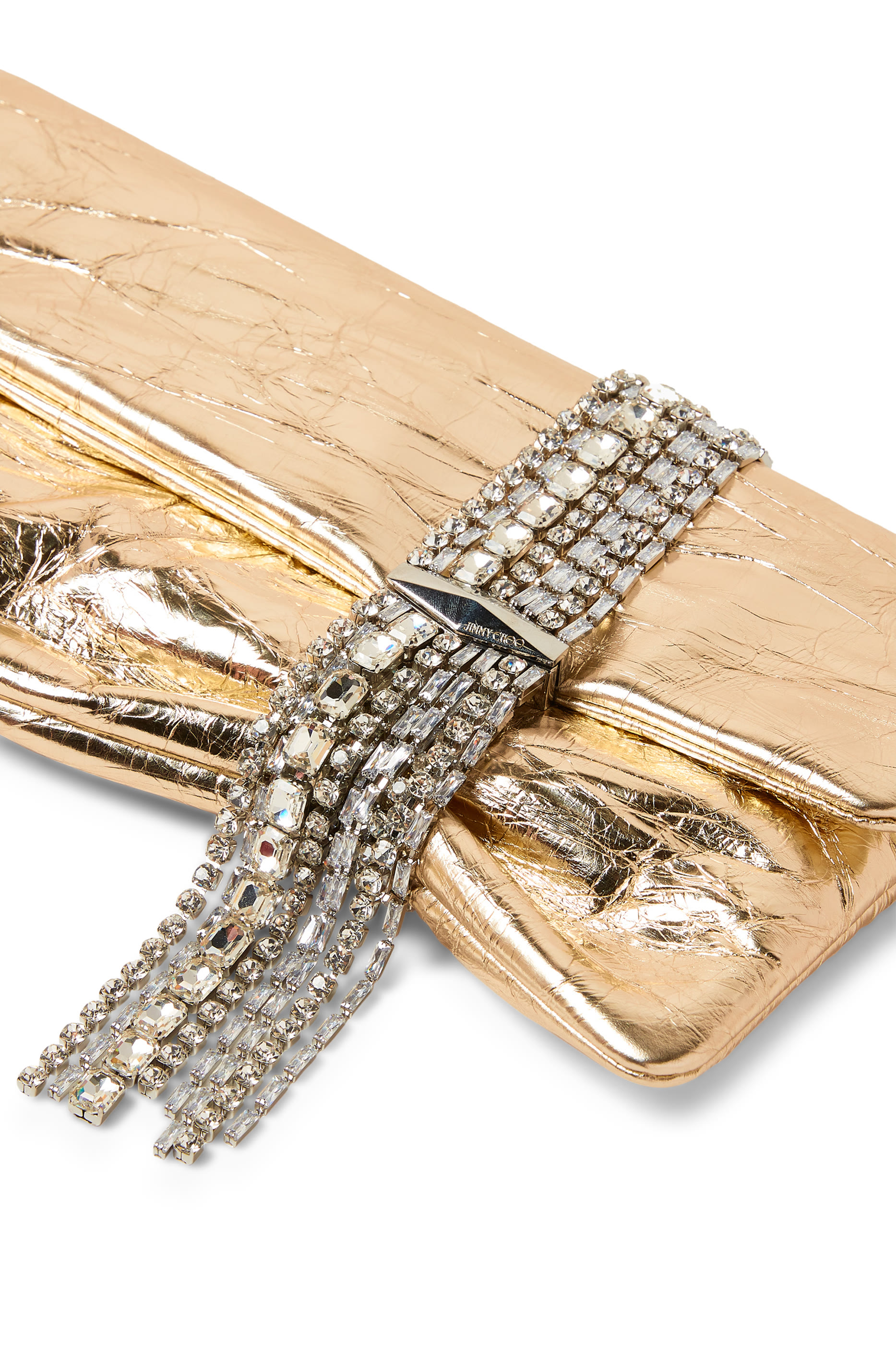 Zandra Crystal-Embellished Clutch Bag